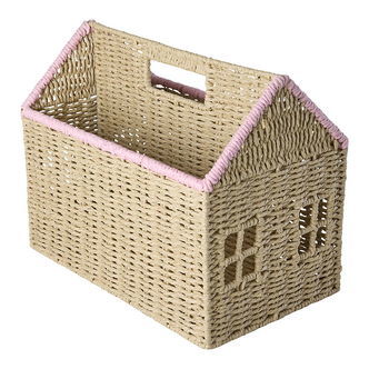 Rice Bogopbevaring - 35 cm - Hus m. Rosa