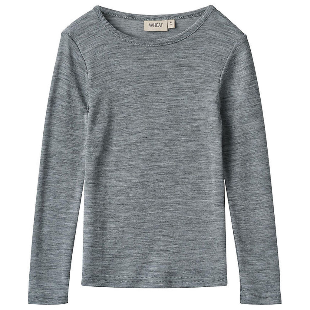 Wheat Bluse - Uld - Alfie - Melange Grey