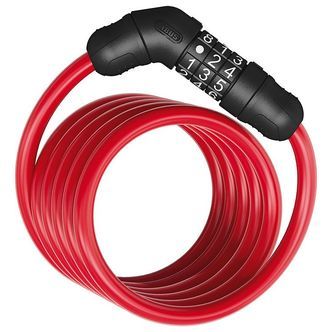Abus Spirallås Star 4508C - 150 cm - Rød