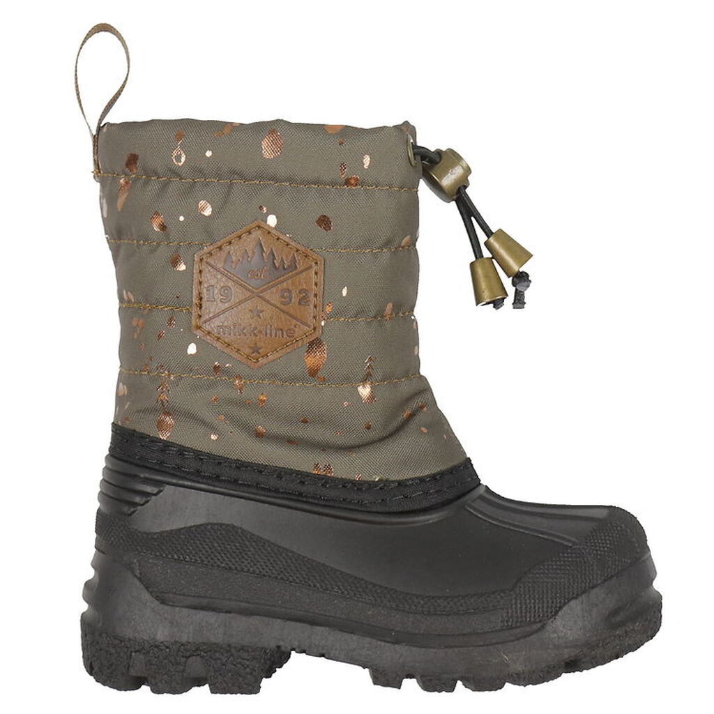 Mikk-Line Termostøvler - Chocolate Chip m. Guld