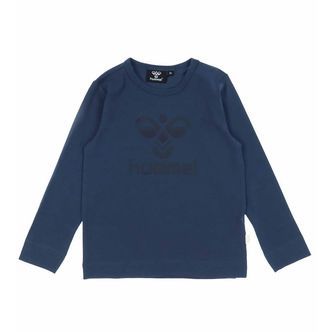 Hummel Bluse - hmlSteen - Ensign Blue m. Logo