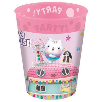 Decorata Party Plastikkopper - 4-pak - 250 ml - Gabby's Dollhous