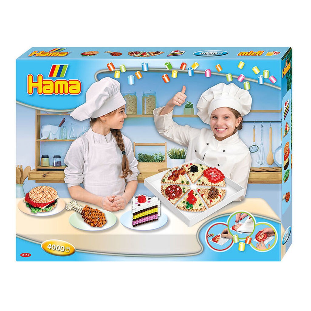 Hama Midi Gaveæske - 4000 stk - Snack Box