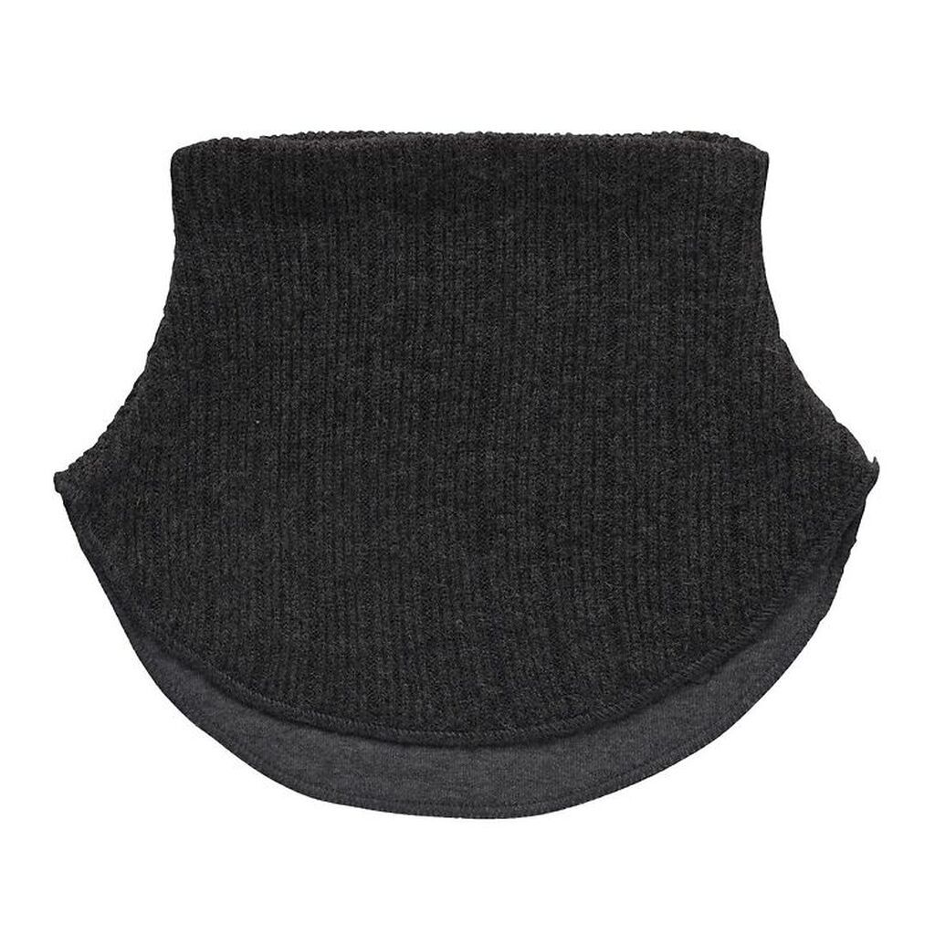 Melton Halsedisse - Uld/Bomuld - 2-lags - Sort