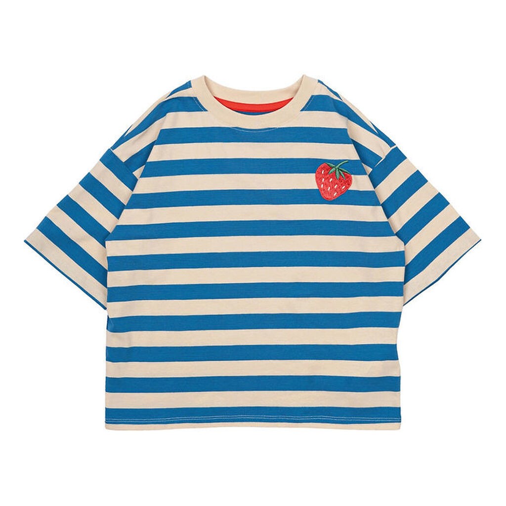 The New T-shirt - TnNanny - White Swan Striped