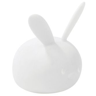 Nattou Natlampe - Silikone - LED - Kanin - 12x14x15 cm - Hvid