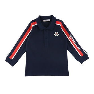 Moncler Polobluse - Navy m. Rød