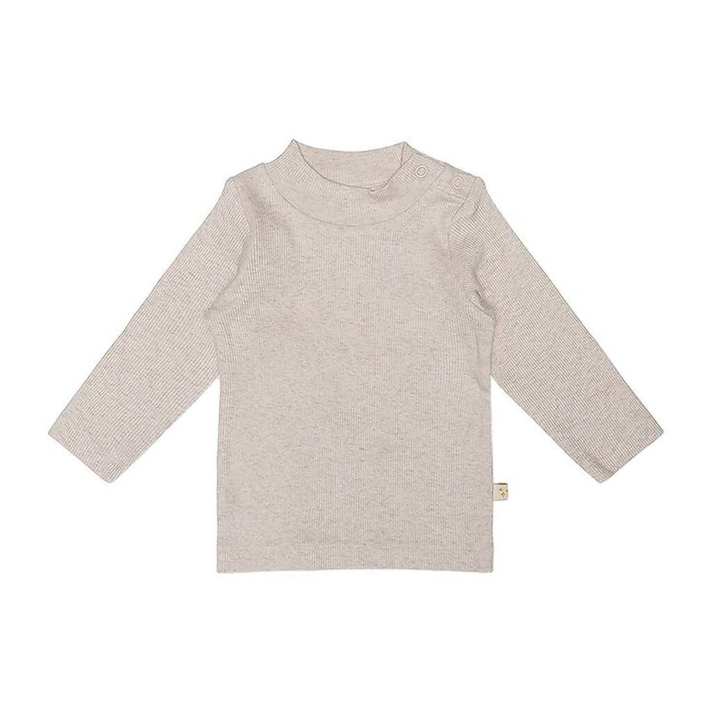 That's Mine Bluse - Camma - Rib - Light Brown Melange