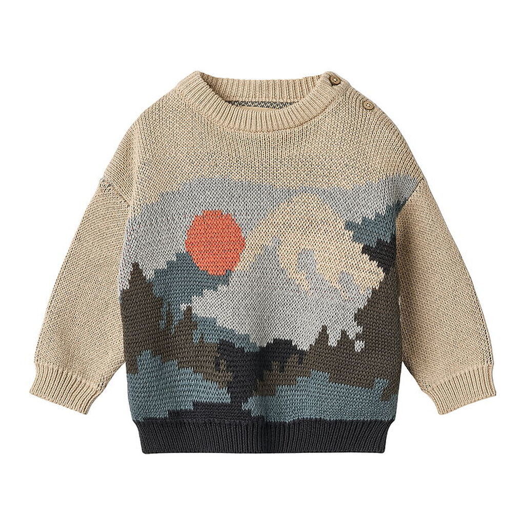 Wheat Bluse - Strik - William - Warm Sand