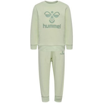 Hummel Sæt - hmlArine Crewsuit - Fog Green