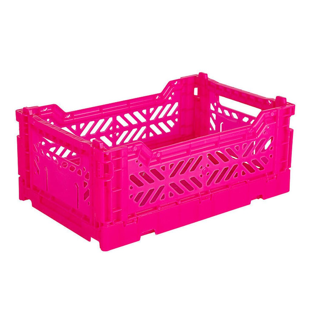 Aykasa Foldekasse - 27x17x11 cm - Mini - Neon Pink