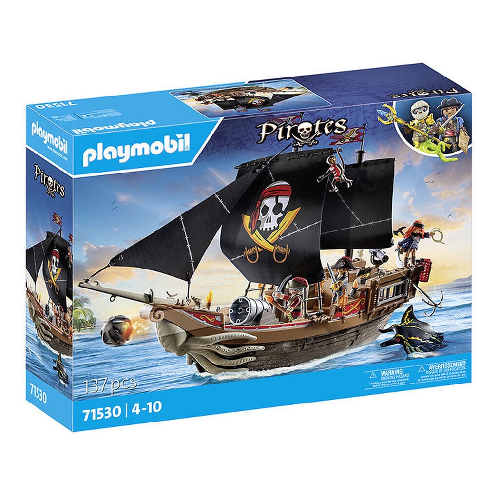 Playmobil Pirates - Stort Piratskib - 71530 - 137 Dele