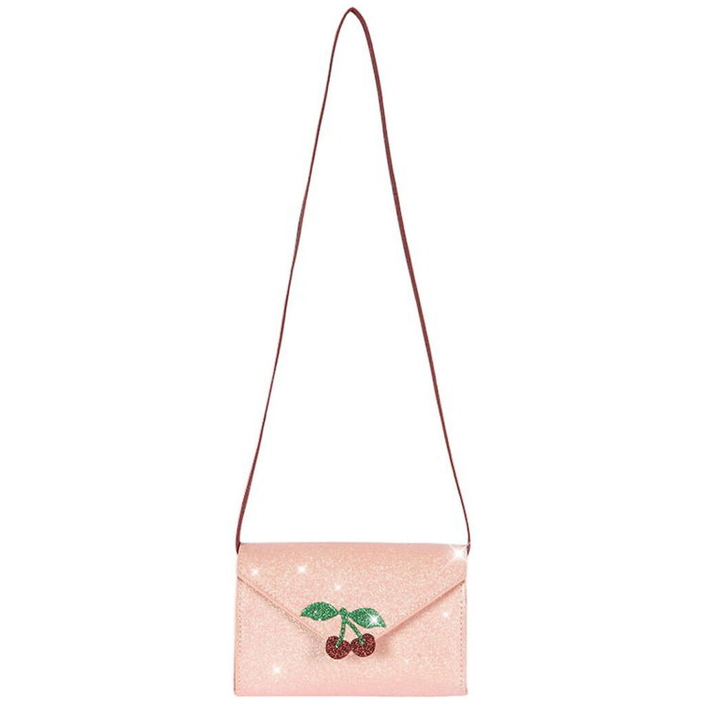 Konges Sløjd Skuldertaske - Love Letter - Pink Glitter