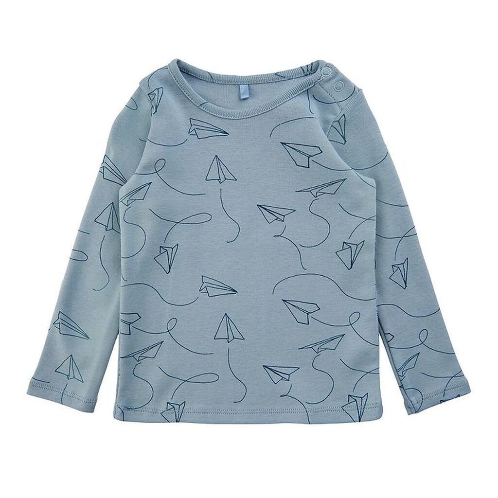Soft Gallery Bluse - SGBaby Bella - Paper Plane - Dusty Blue