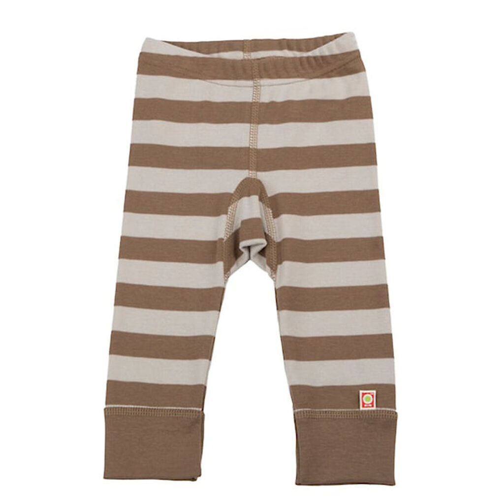 Katvig Leggings - Brun/Beige Stribet