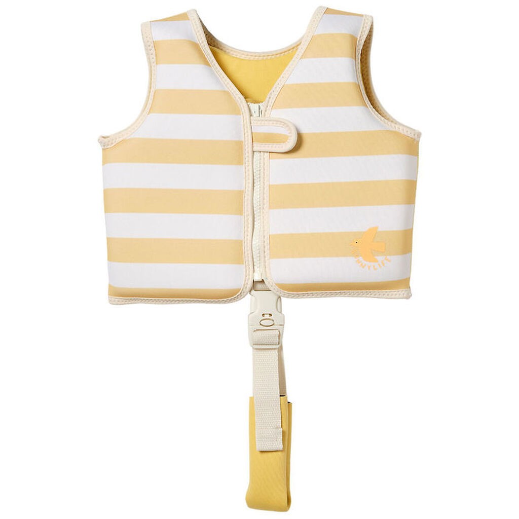 SunnyLife Svømmevest - Sid The Seagull - Mustard Stripe