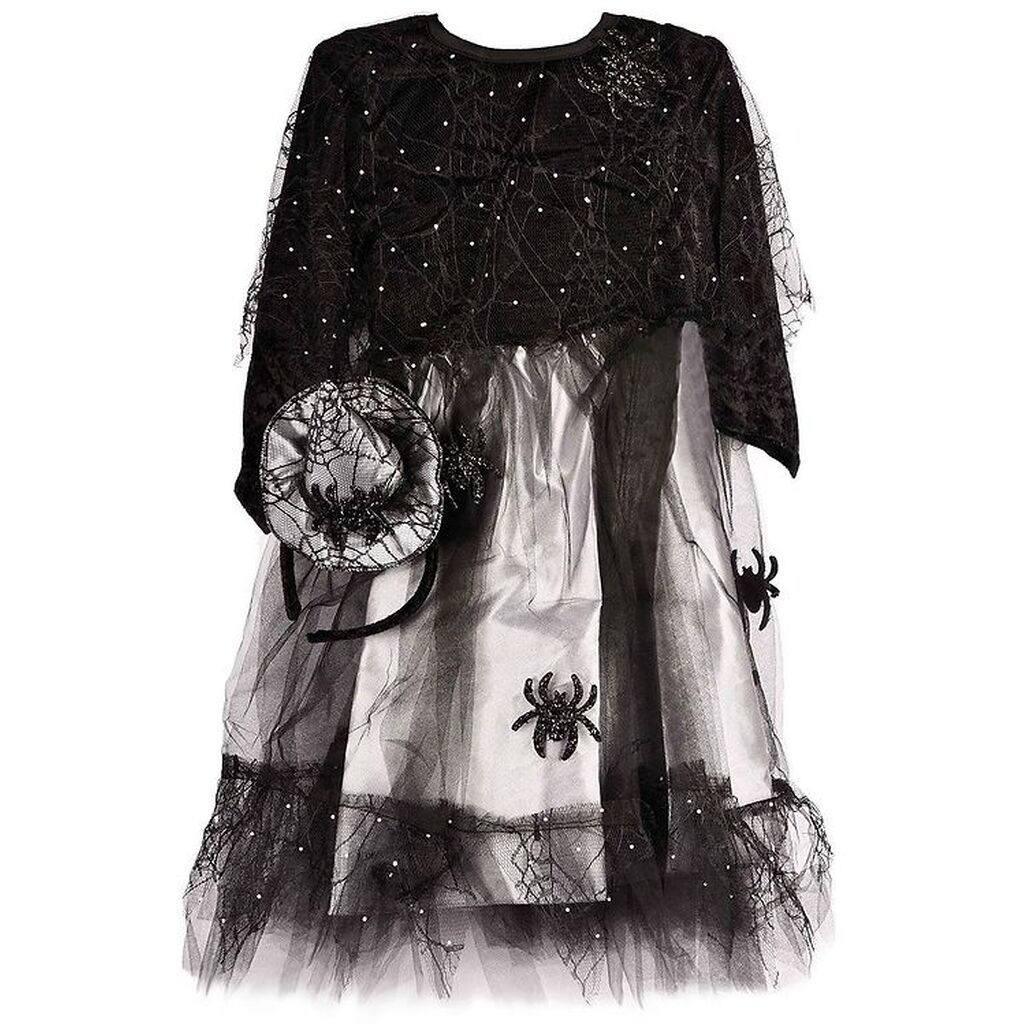 Den Goda Fen Udklædning - Heks m. Heksehat - Sort