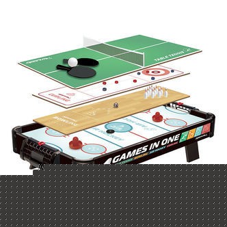 SportMe Bordspil - 4-i-1 - 69x37x22 cm