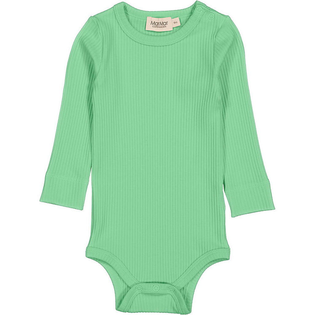 MarMar Body l/æ - Rib - Modal - Plain - Cale Green