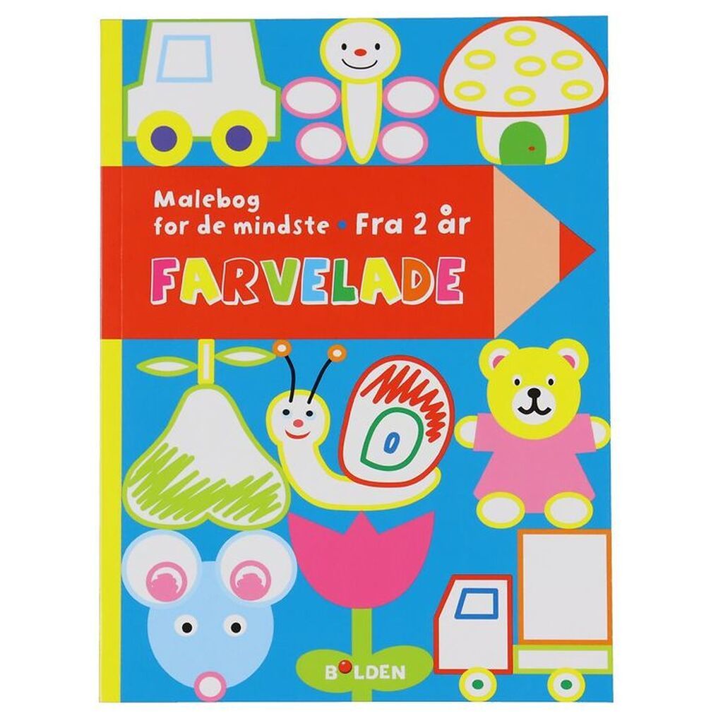 Forlaget Bolden Malebog - Farvelade - For De Mindste - Dansk