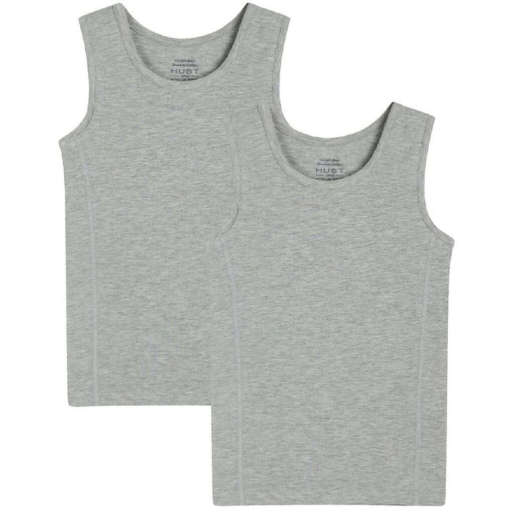Hust and Claire Undertrøje - Falcon - 2 Pak - Grå Melange