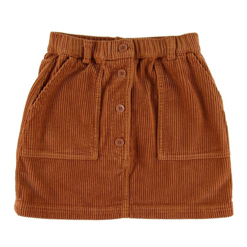 Soft Gallery Nederdel - Fløjl - Garance - Brun