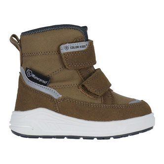 Color Kids Vinterstøvler - m. Velcro - Nuthatch