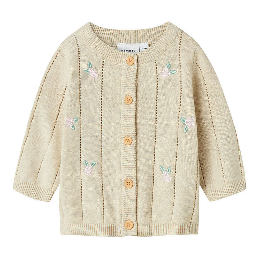 Namie It Cardigan - Strik - NbfHeydi - Peyote Melange