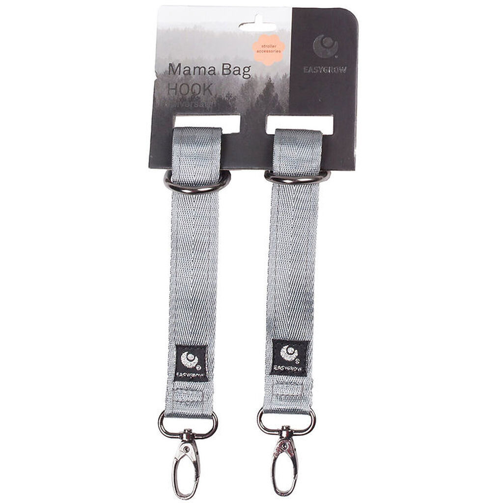 Easygrow Mama Bag-kroge - Universal - 2-pak - Grå