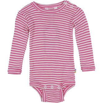 Joha Body L/Æ - Rib - Uld/Silke - Pink