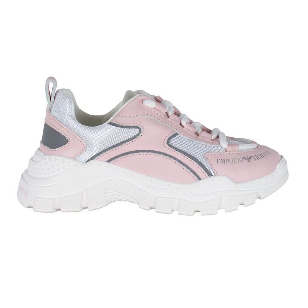 Emporio Armani Sko - Rose/Blanco/Silver