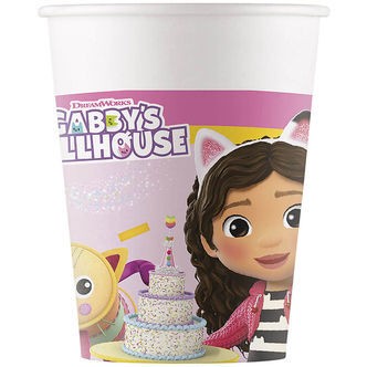 Decorata Party Papkrus - 8-pak - 200 ml - Gabby's Dollhouse