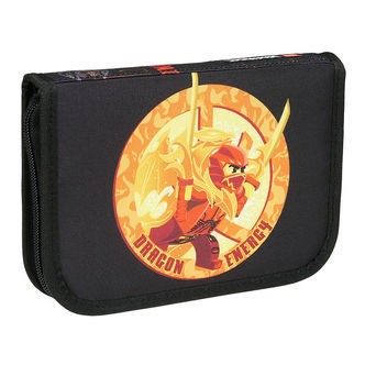 LEGOÂ® Ninjago Penalhus m. Indhold - Dragon Energy - Sort