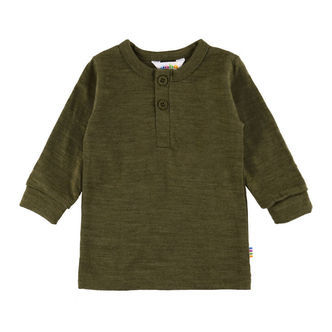 Joha Bluse - Uld - Mos Grøn