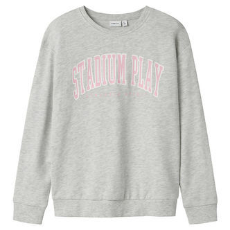 Name It Sweatshirt - NkfLiona - Light Grey Melange