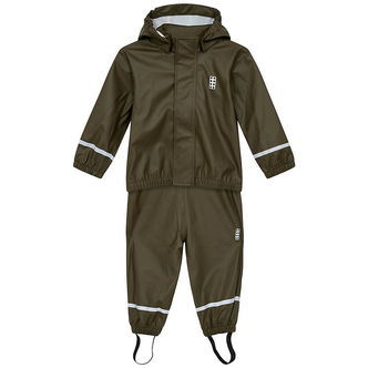 LEGOÂ® Wear Regntøj m. Seler - PU - LWJivan 200 - Dark Khaki