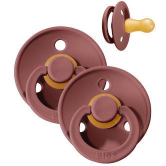 BIBS Colour Sutter - Str. 2 - 2-pak - Rund - Woodchuck