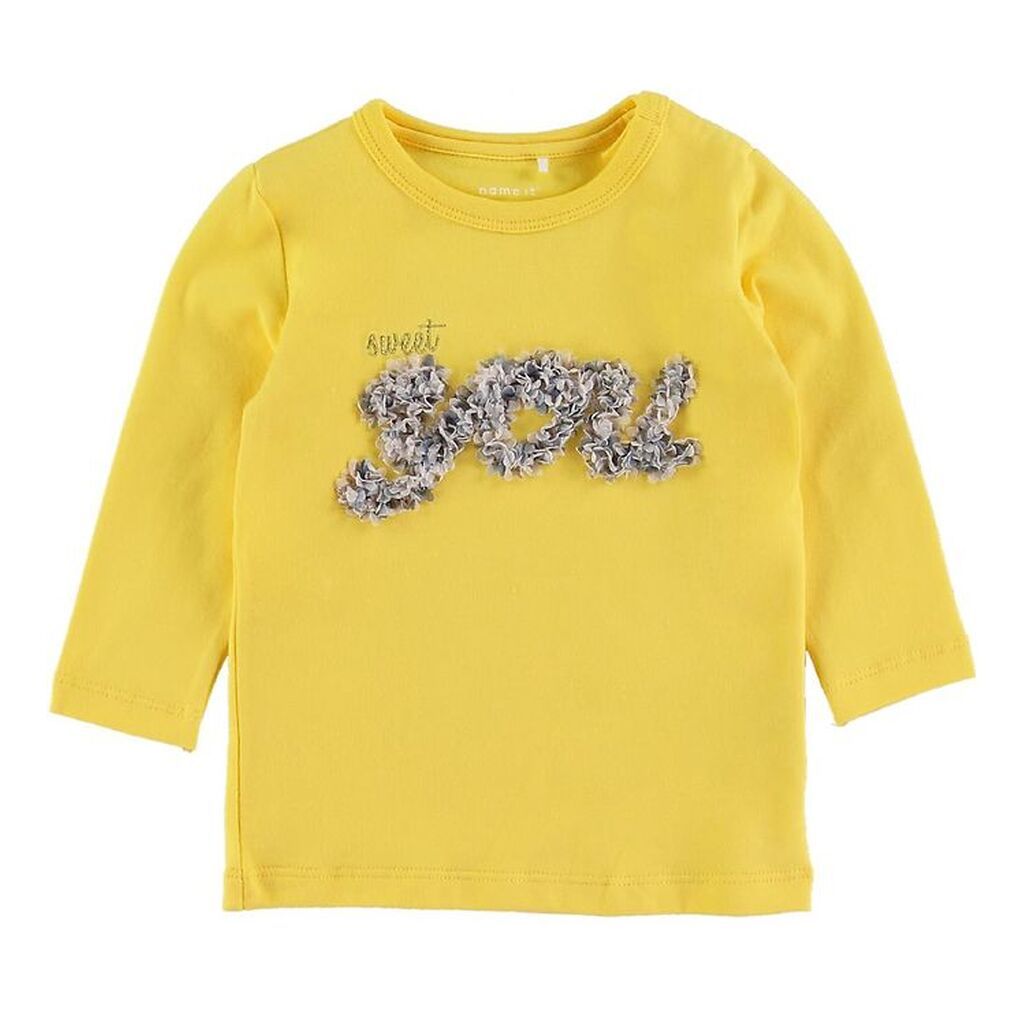 Name It Bluse - NbfFlavia - Aspen Gold m. Blomster