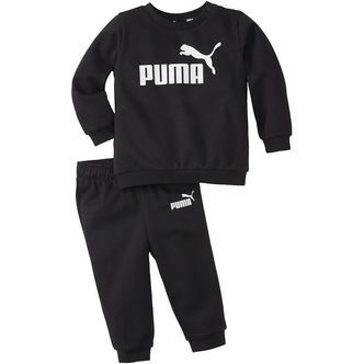 Puma Sweatsæt - Minicats Crew Jogger - Cotton Black