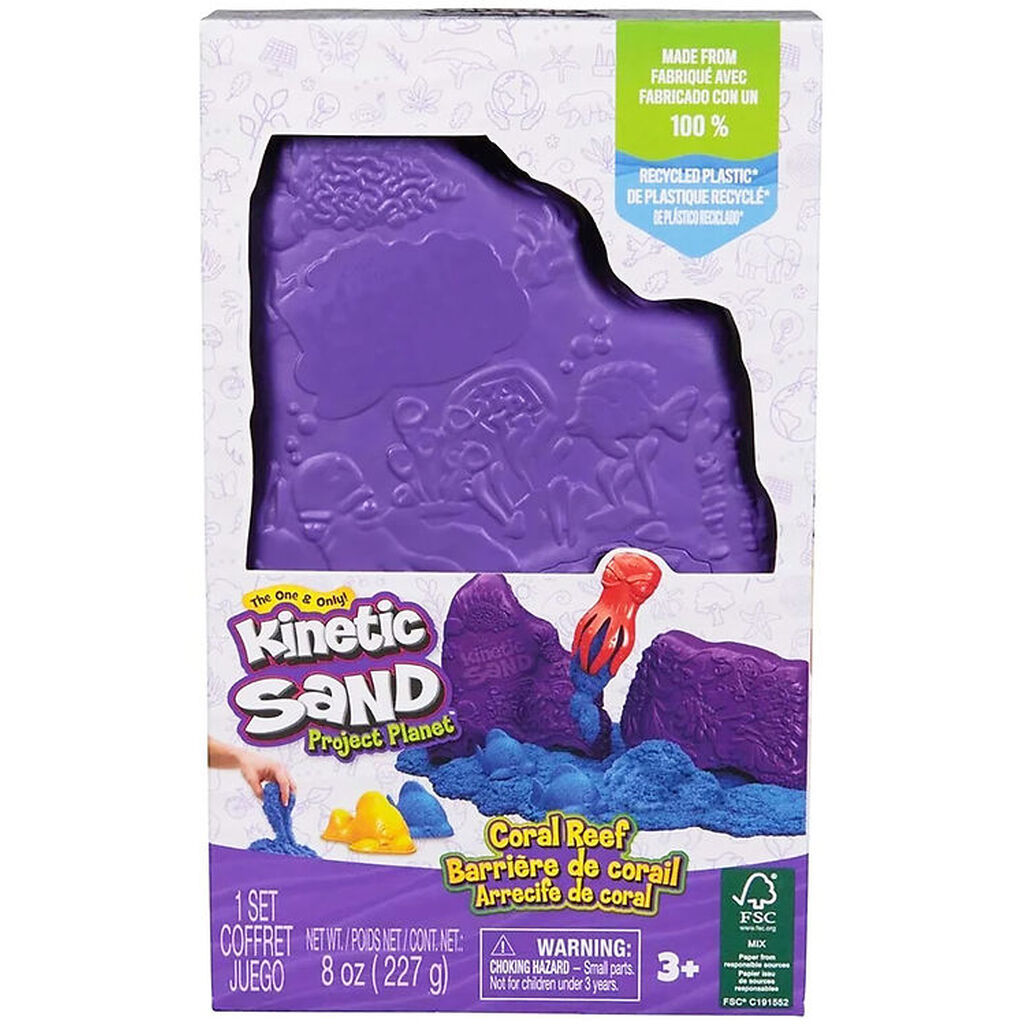 Kinetic Sand Sandsæt - 227 g - Coral Reef