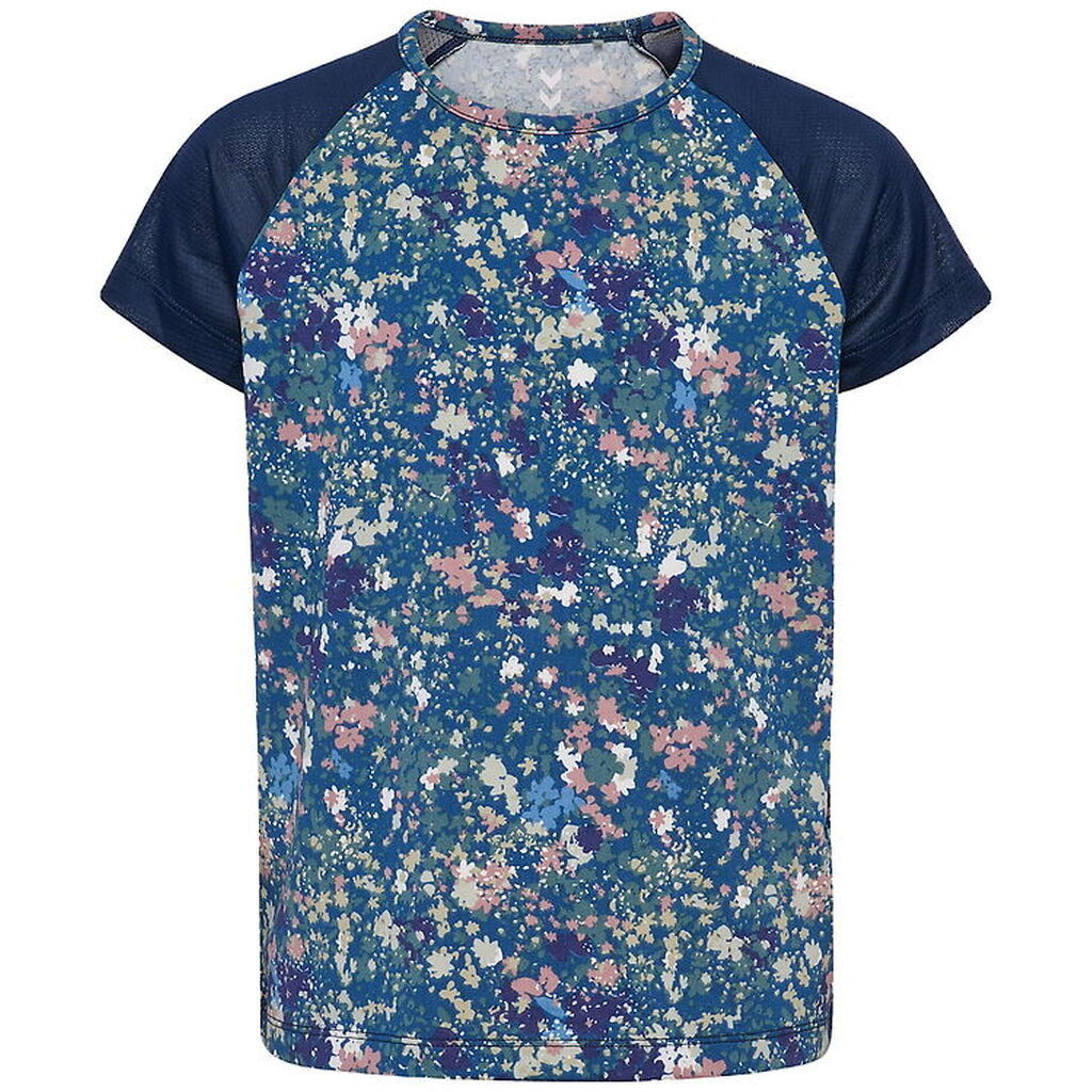 Hummel T-shirt - HmlJR Mix - Dress Blues/Riverside