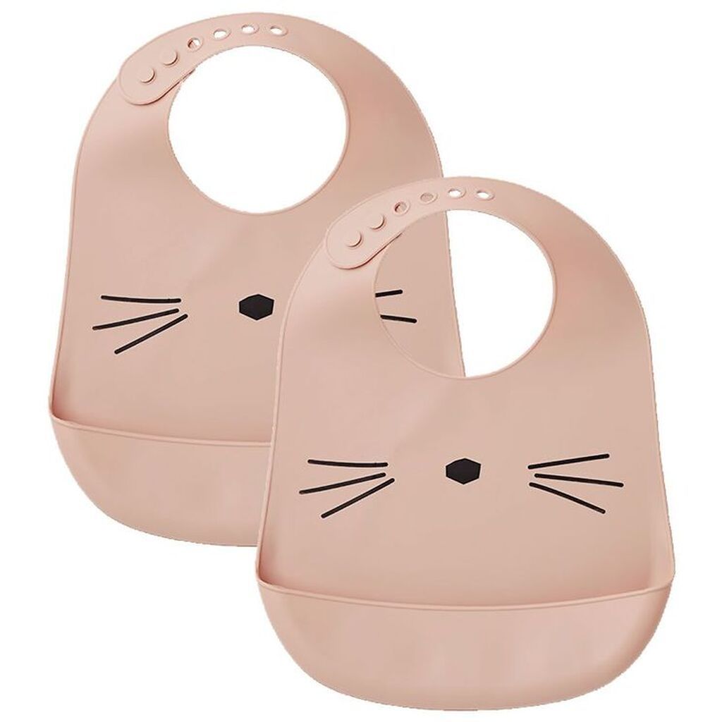 Liewood Hagesmæk - 2-pak - Silikone - Tilda - Rosa m. Kat