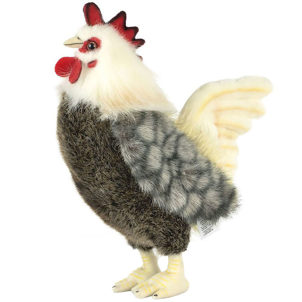 Living Nature Bamse - 30x11 cm - Dværghane - Brun/Grå