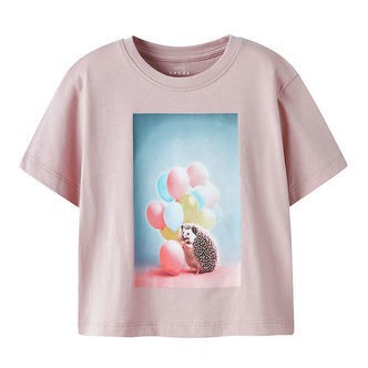 Name It T-shirt - NmfVotea - Lilac/Hegdehog
