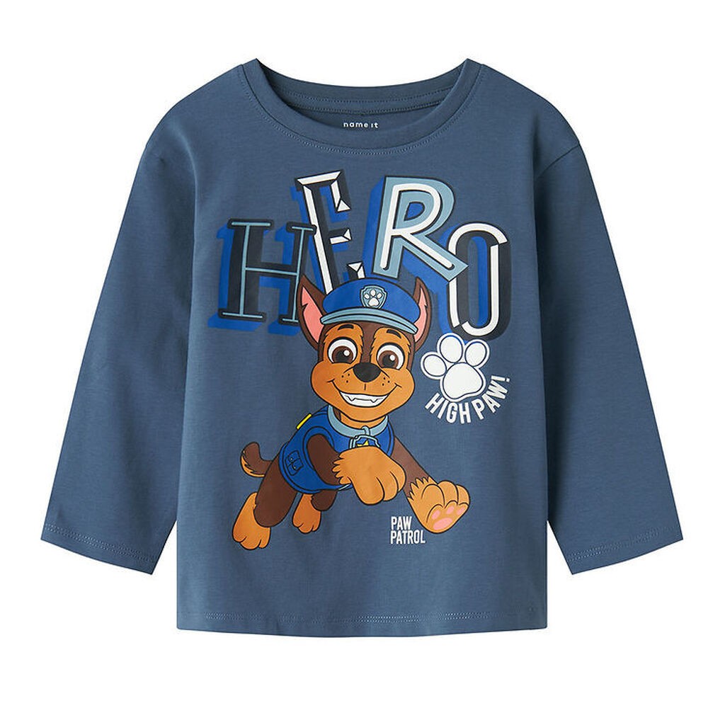 Name It Bluse - Noos - NmmJahav - Paw Patrol - China Blue m. Pri