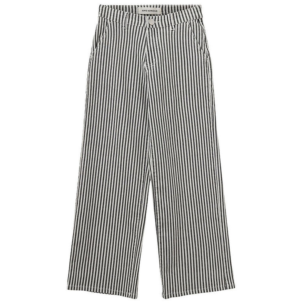 Sofie Schnoor Jeans - Denim - Black Striped