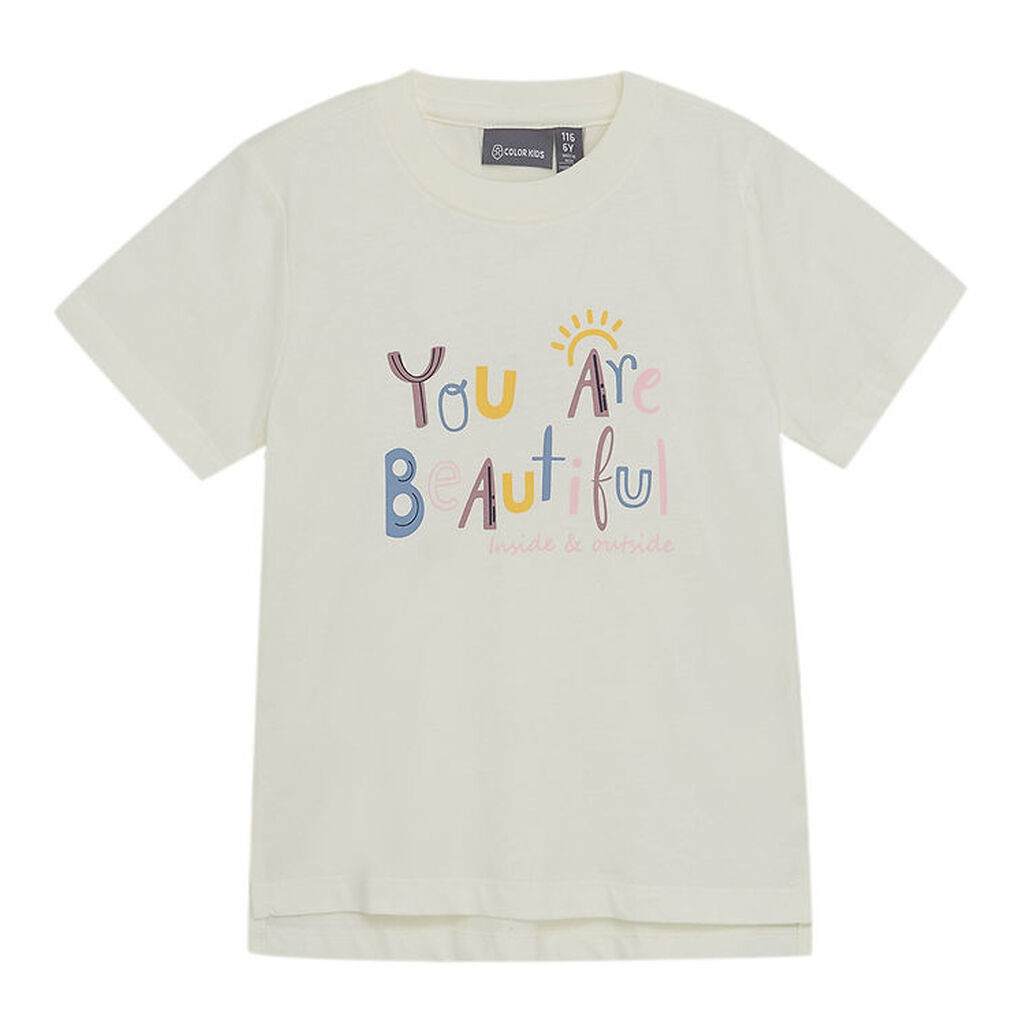 Color Kids T-shirt - Snow White m. Print