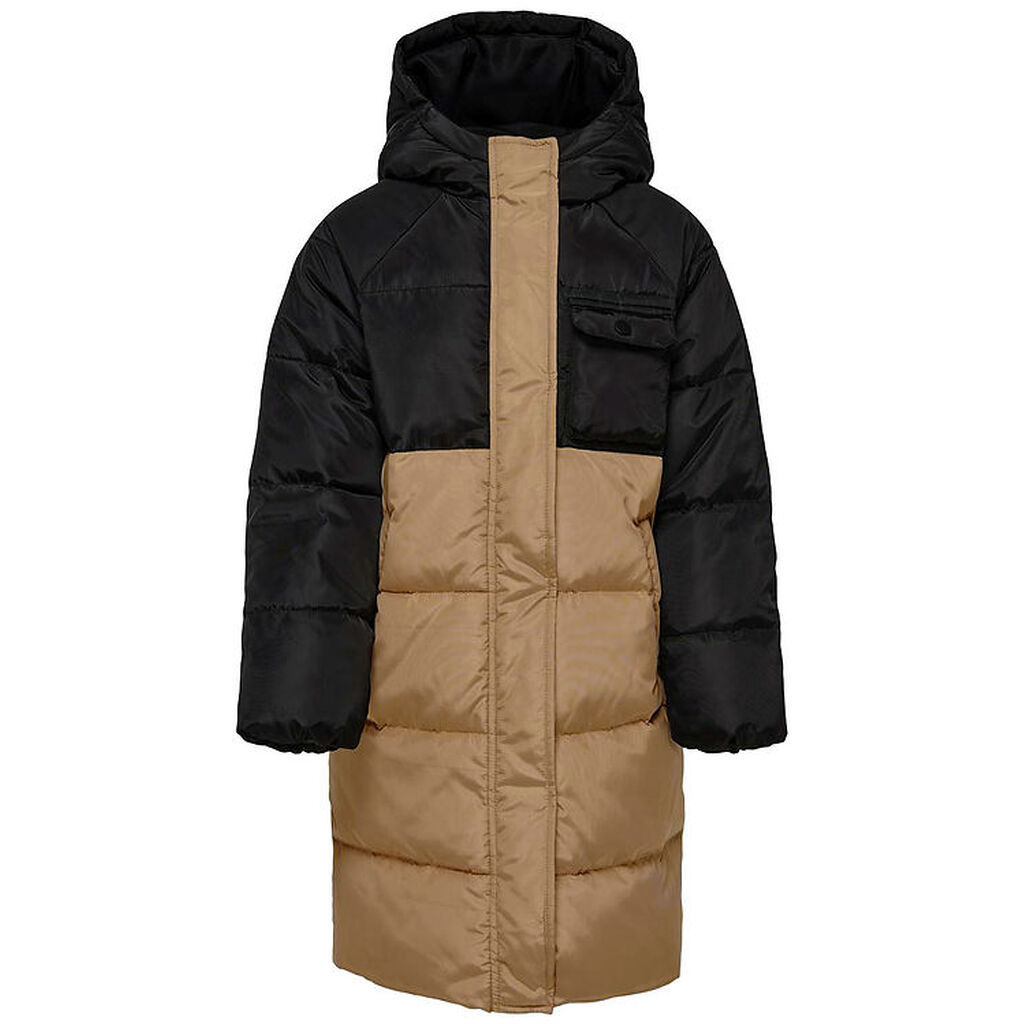 Kids Only Dynefrakke - KogNewbecca - Sort/Brun