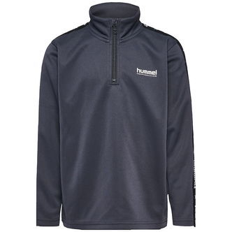 Hummel Bluse - hmlJR Goal Tape Halfzip - Ebony