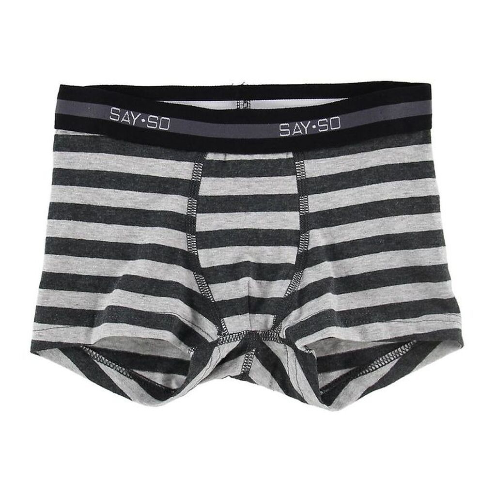 Say-So Boxershorts - Gråstribet